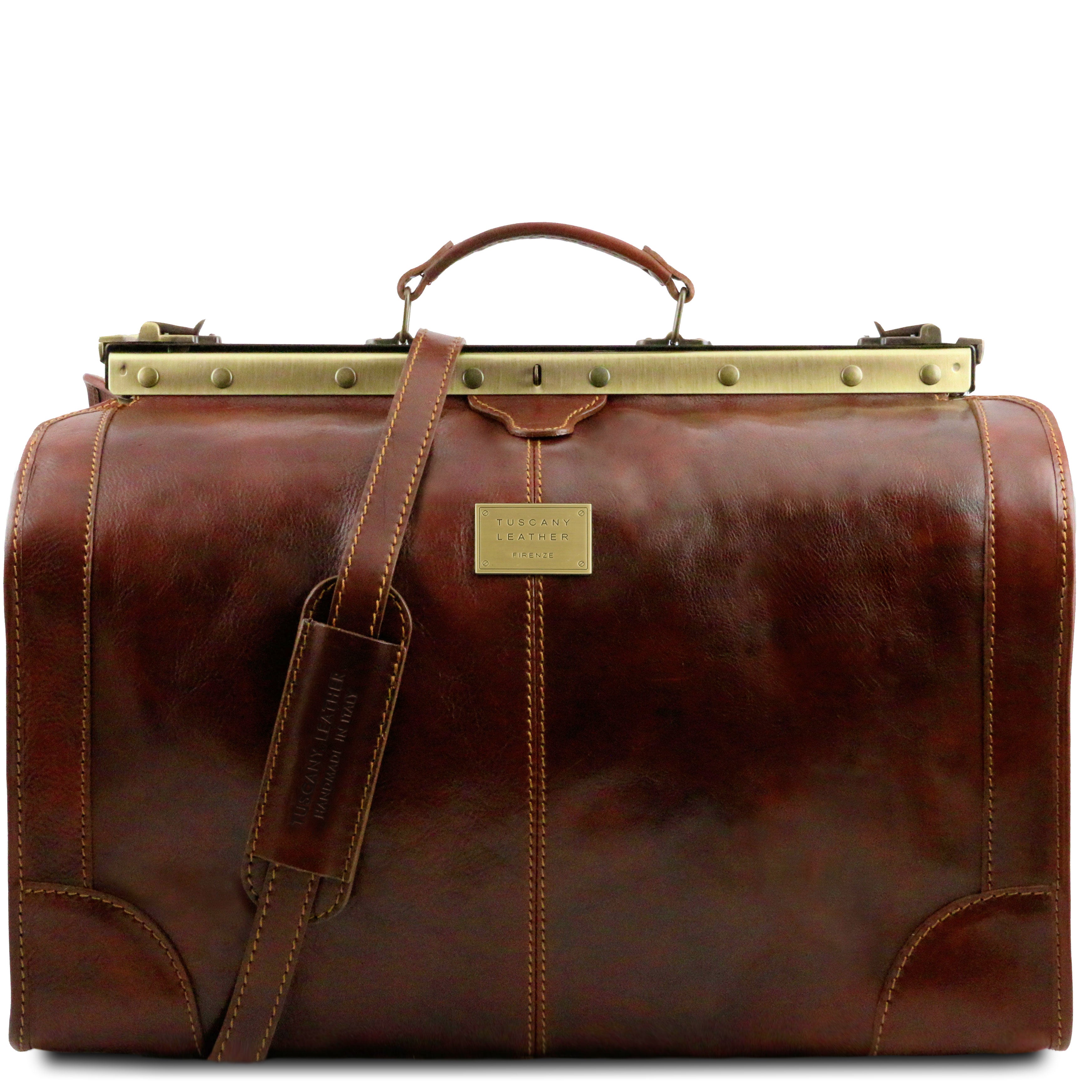 MADRID TL1022 Gladstone Leather Bag - Large size